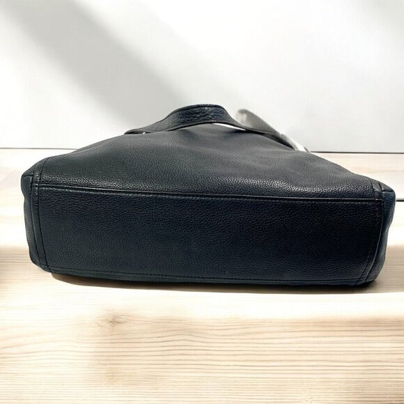 Kate Spade Black Leather hobo Shoulder Bag Pink Jacquard Lining WKRU3028 - Picture 5 of 16